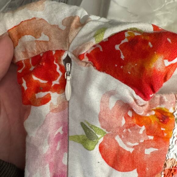 charlie holiday | floral off shoulder puff sleeve women's mini dress sz XS - Picture 6 of 9